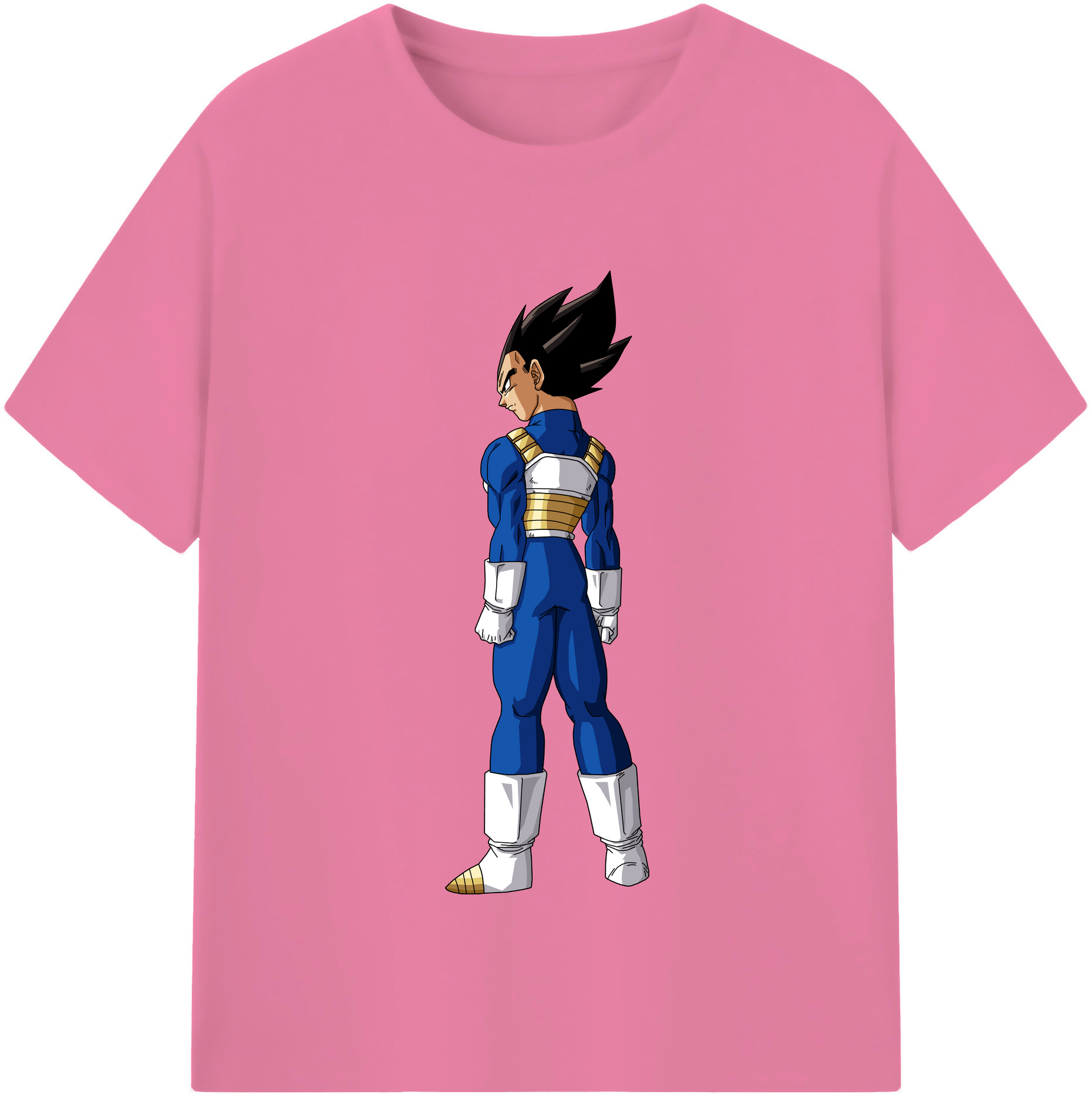 （画像用） ドラゴンボール ベジータ四世（Bejīta Yonsei）DRAGON BALL Vegeta IV 綿100％半袖Tシャツ（フロントプリント）